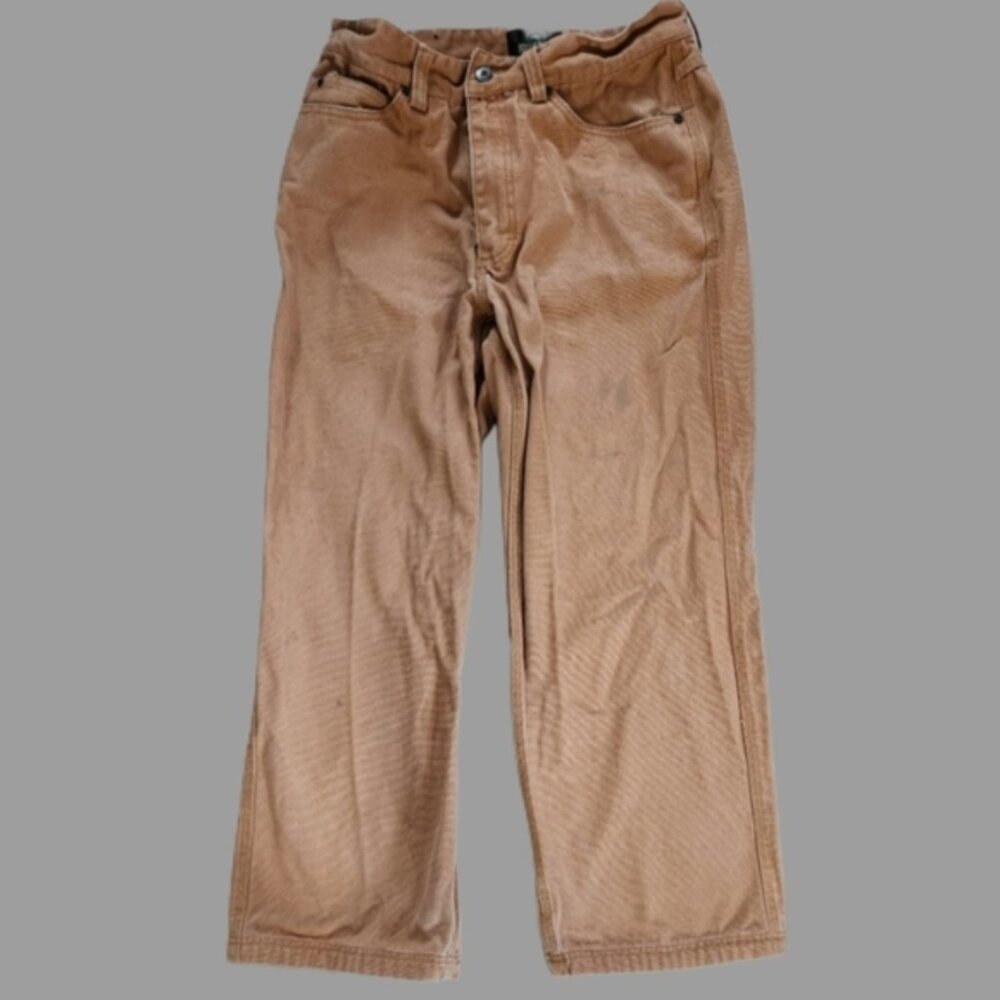 Redhead 32/30, Tan‎ Carhartt Style Pants Working Style Thick Canvas